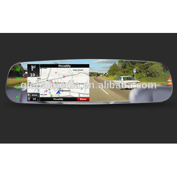 frameless interior rear view mirror with rear camera display and ultra high brightness